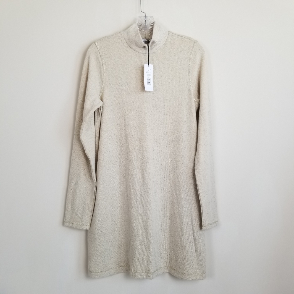 Michael Stars Olivia Sparkle Mock Neck Dress Medium NWT - Picture 2 of 6